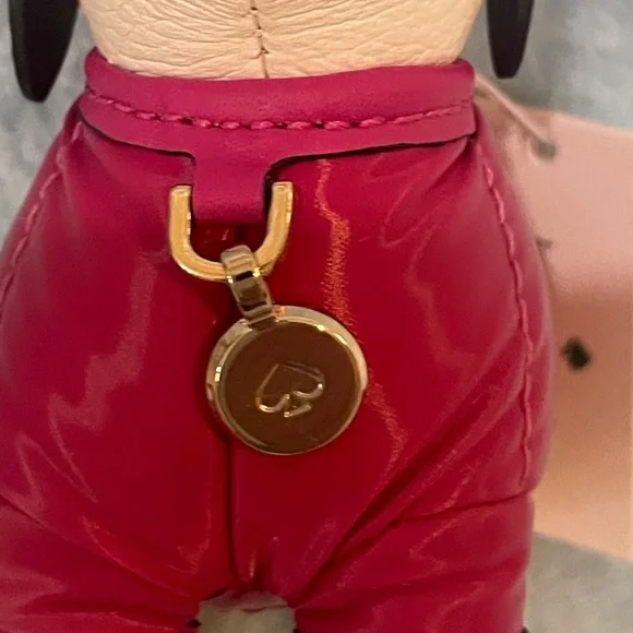 KATE SPADE CLAUDE DACHSHUND KEYCHAIN BAG CHARM KEY FOB COLLECTIBLE NWT Novelty - Picture 10 of 15